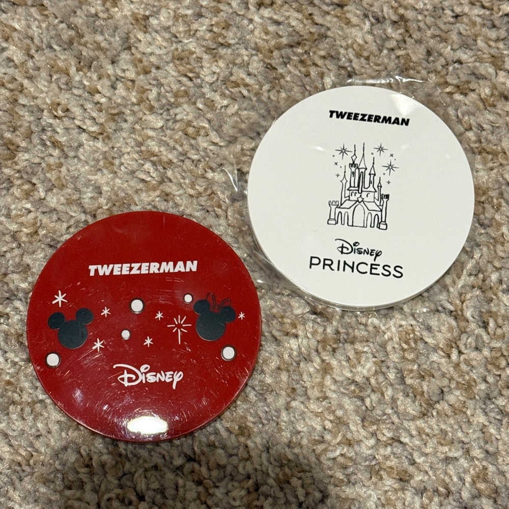 Bundle Disney Princess and Minnie Tweezerman Compact Mirror Set